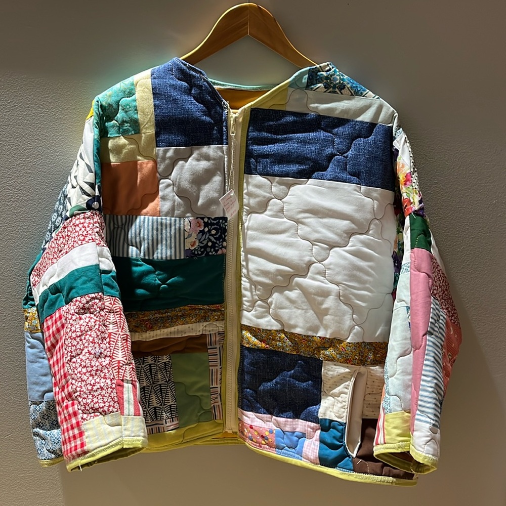 Handmade Quilt Jacket size Large